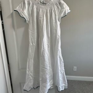 LAKE Patio Dress - scalloped hems